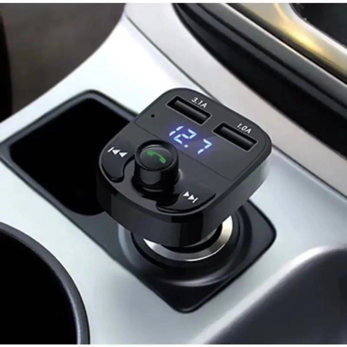Bluetooth Carro Sem Fio Transmissor Fm Mp3 Kit Mãos Livres