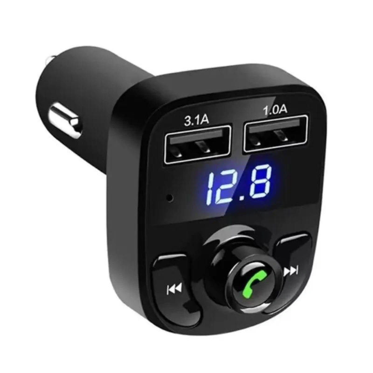 Bluetooth Carro Sem Fio Transmissor Fm Mp3 Kit Mãos Livres