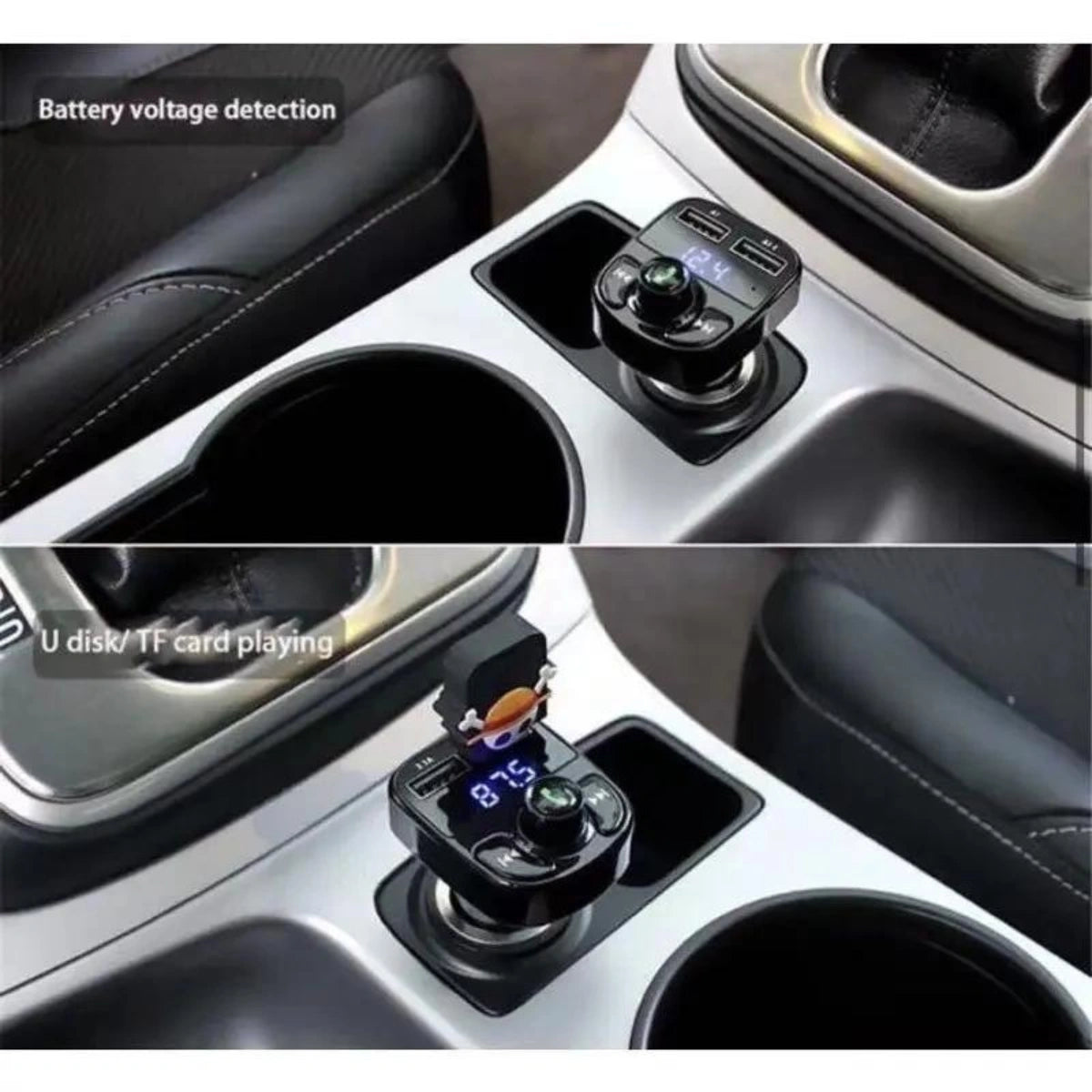 Bluetooth Carro Sem Fio Transmissor Fm Mp3 Kit Mãos Livres