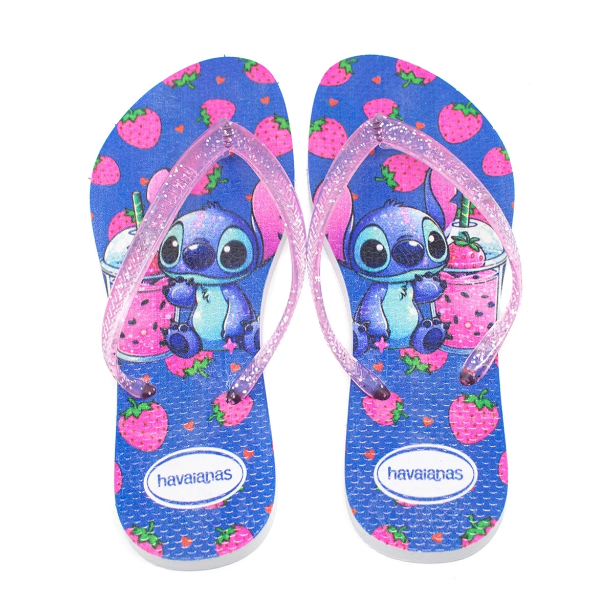 Kit 3 Chinelos Feminino Havaianas Stitch Sortidos