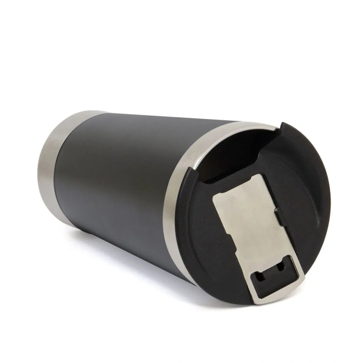 Copo Térmico Aço Inox Isolamento com tampa e abridor 473ml