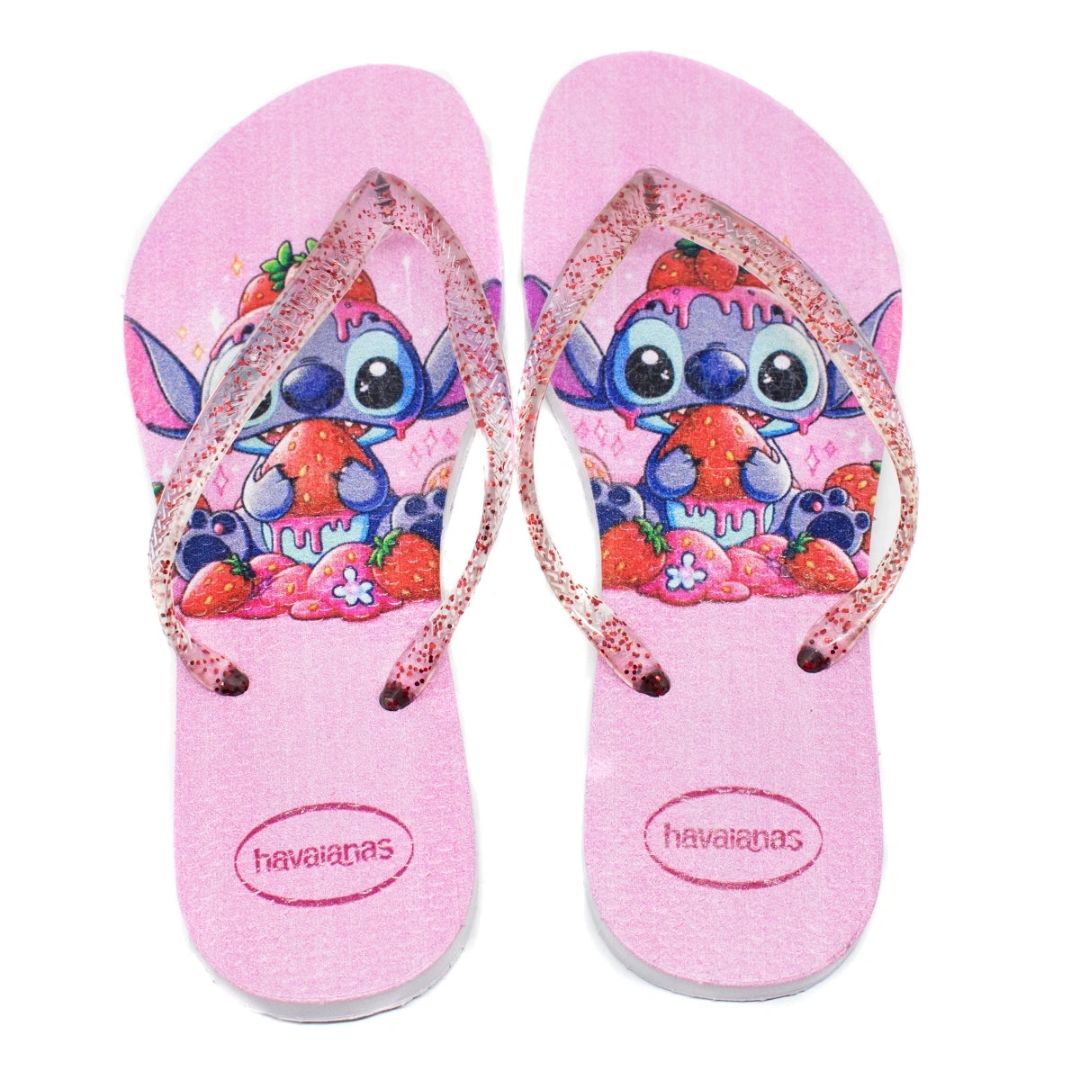 Kit 3 Chinelos Feminino Havaianas Stitch Sortidos